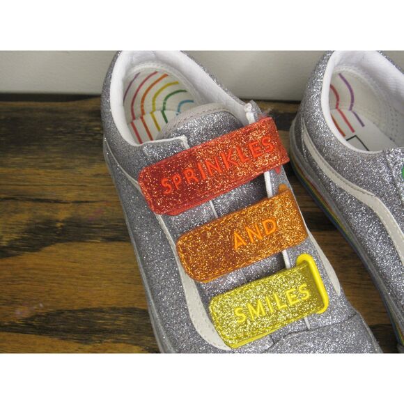 Vans Old X Flour Shop by Amirah Kassem Sprinkle and Smiles Glitter Shoes - Picture 5 of 12